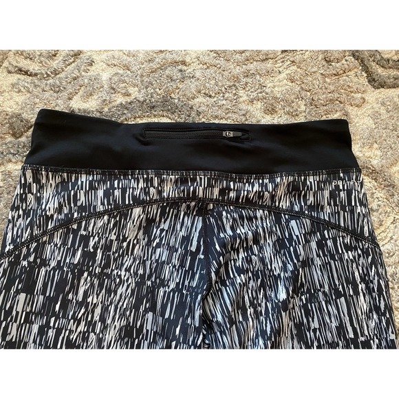 Nike Dri-Fit Power Racer Crop Running Athletic Leggings Women's Large Black - Picture 7 of 7